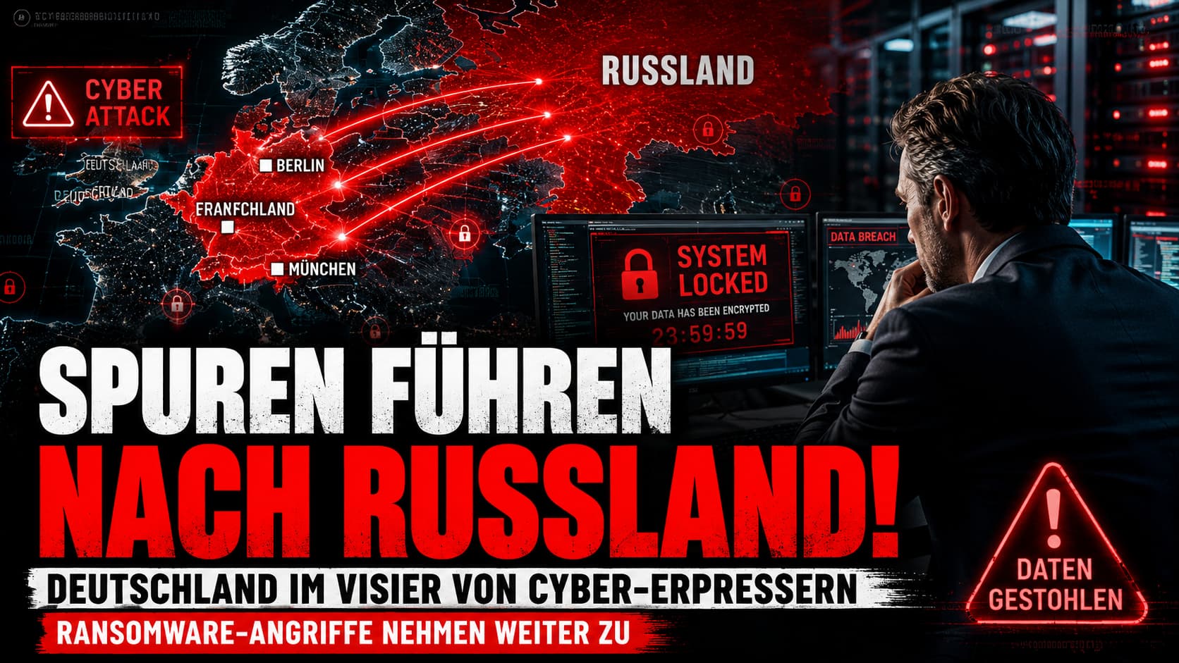 Cyberangriffe auf Deutschland: Warum die Spuren nach Russland führen