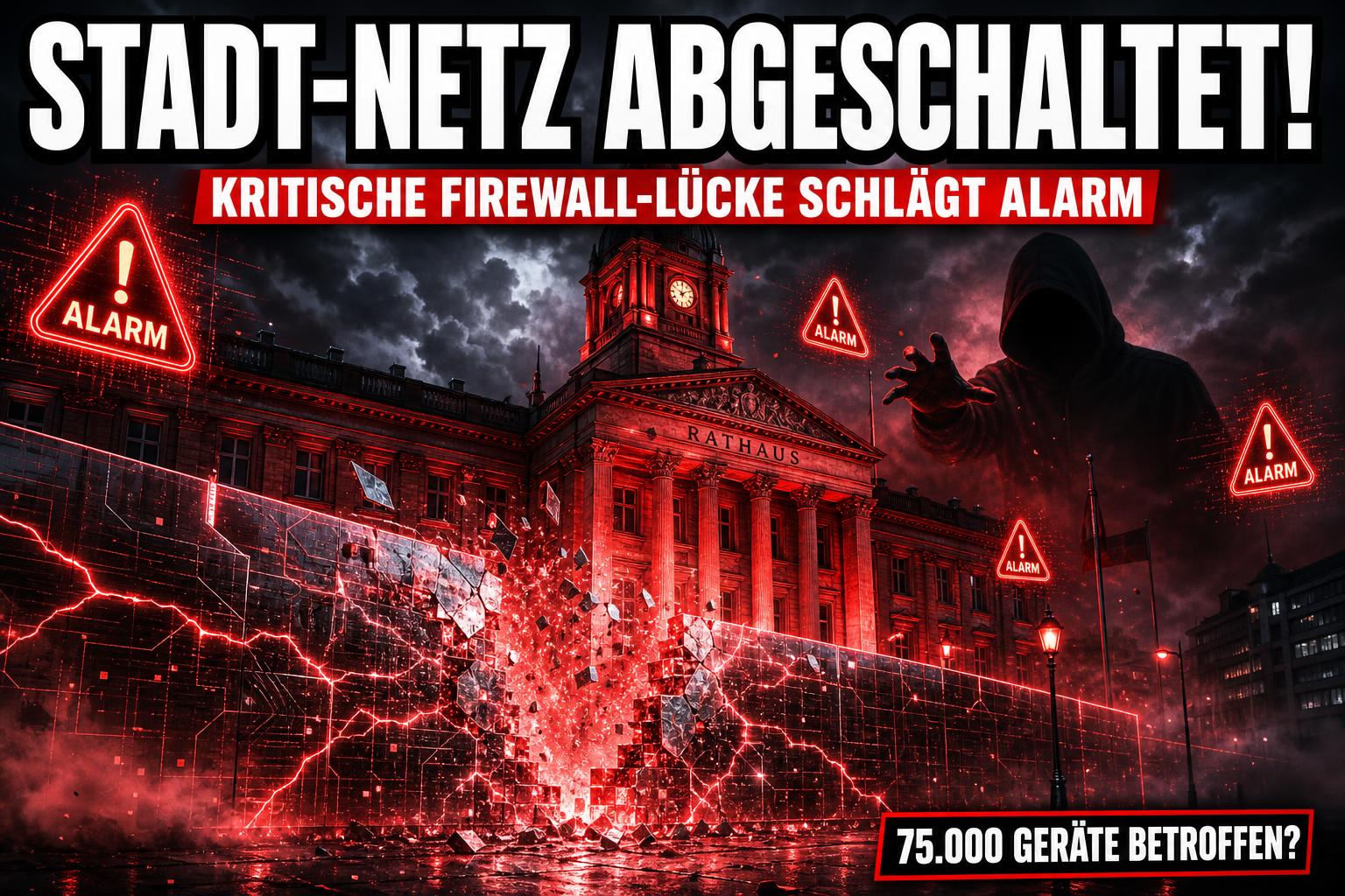 Stadt Oranienburg schaltet Verwaltungsnetz ab – Warnung vor kritischer Stormshield-Sicherheitslücke