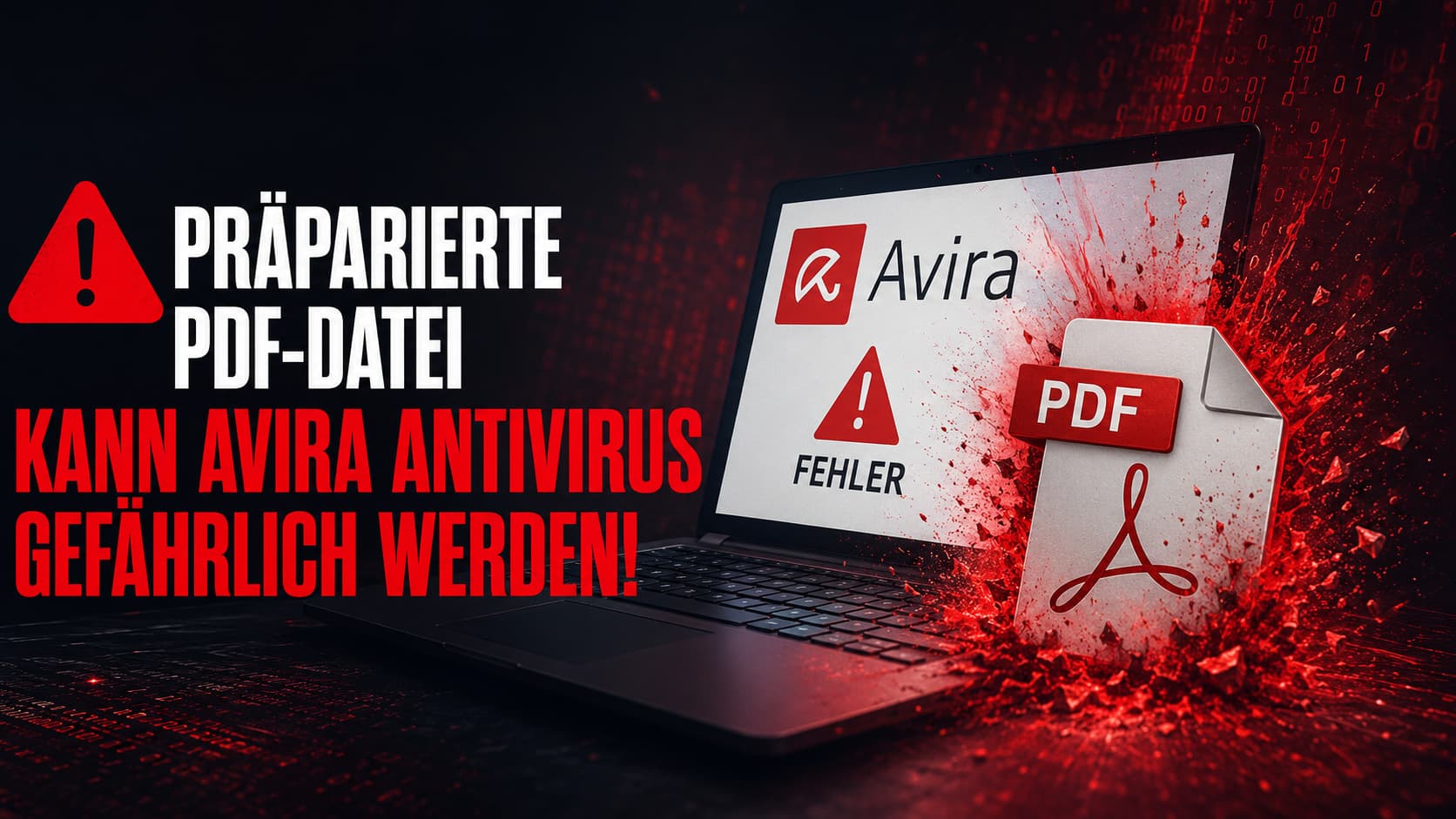Avira Antivirus: präparierte PDF-Datei sprengt die Engine im Cyberlagezentrum