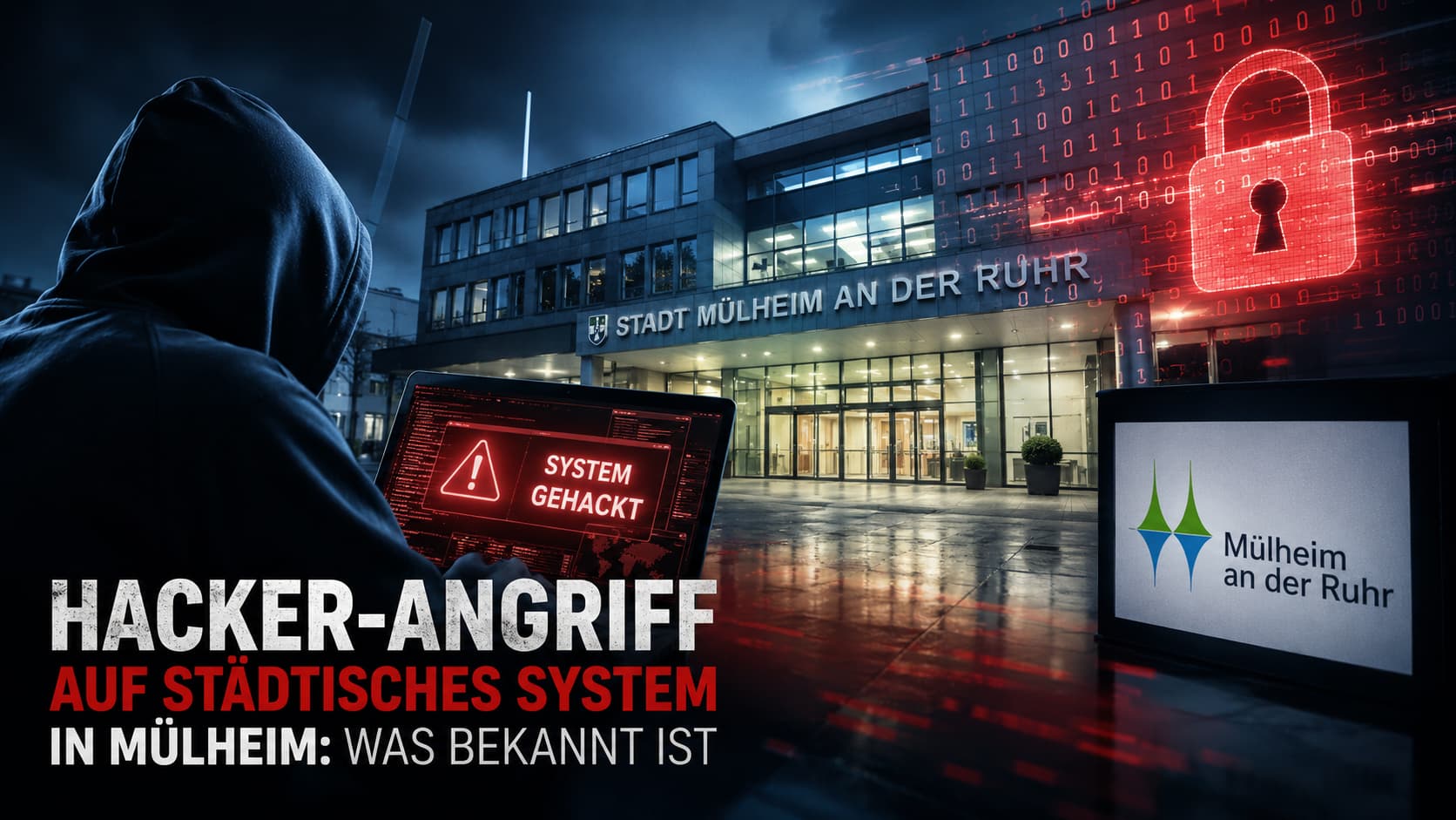 Hackerangriff auf das städtische System in Mülheim an der Ruhr