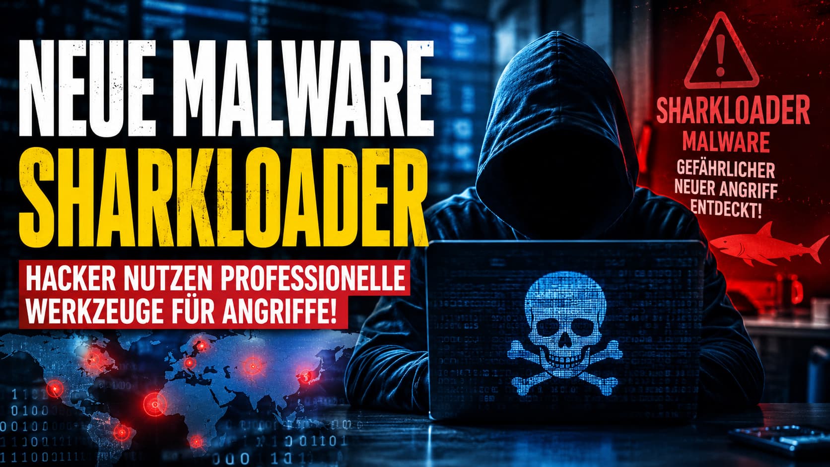 Neue Malware SharkLoader – Hacker nutzen professionelle Werkzeuge für Angriffe