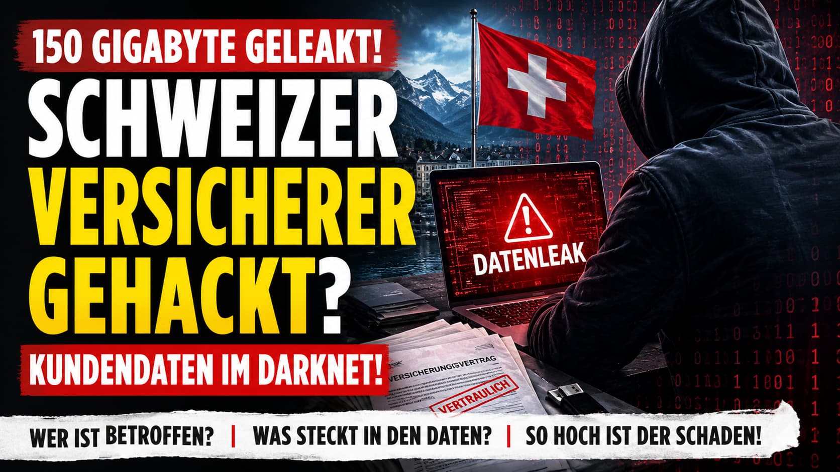 150 Gigabyte geleakt – Schweizer Versicherer ENB AG im Darknet gelistet