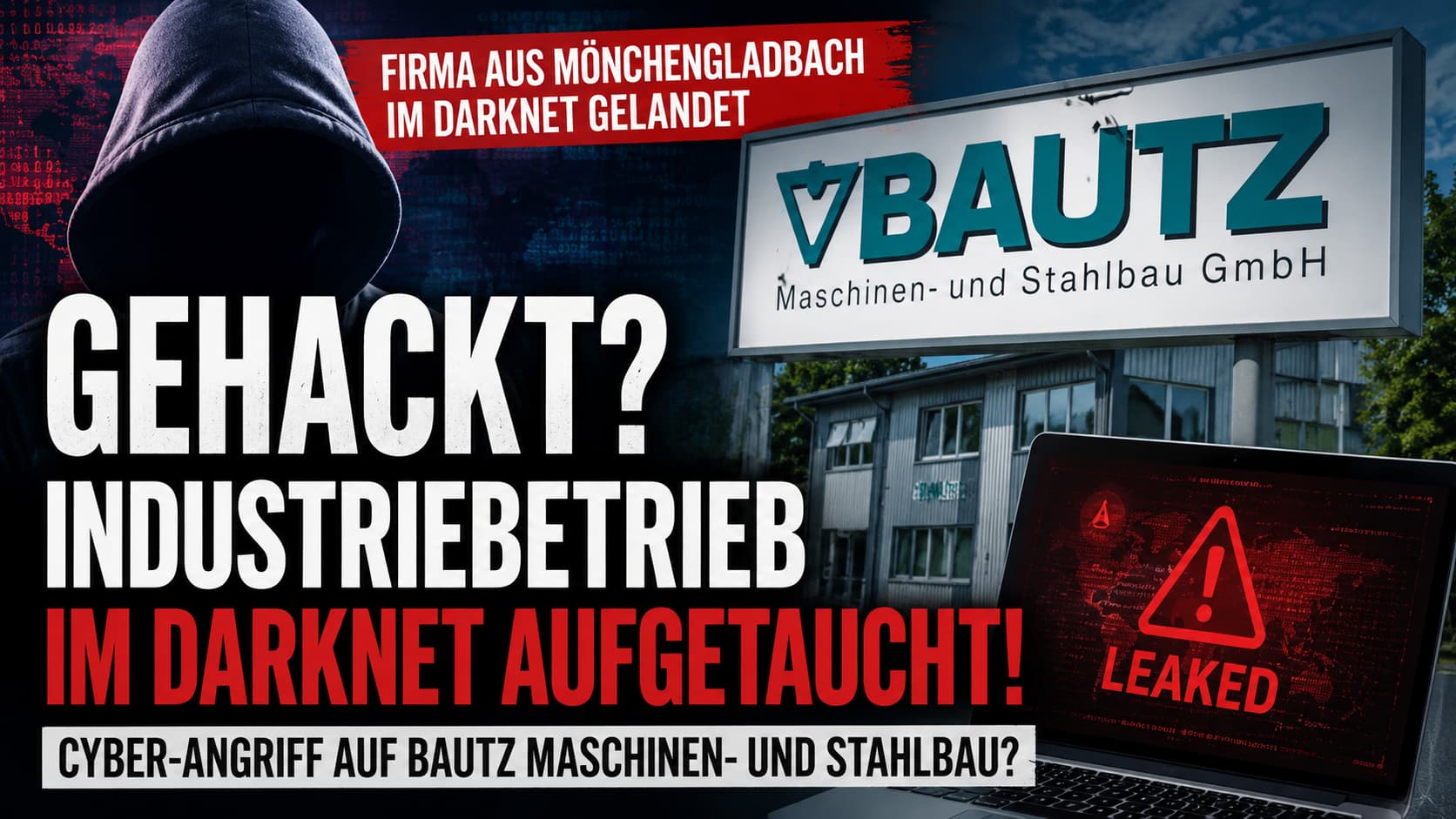 BAUTZ Maschinen- und Stahlbau Mönchengladbach – Darknet-Leak der Ransomware-Gruppe safepay, Verdacht auf Cyberangriff auf Industriebetrieb