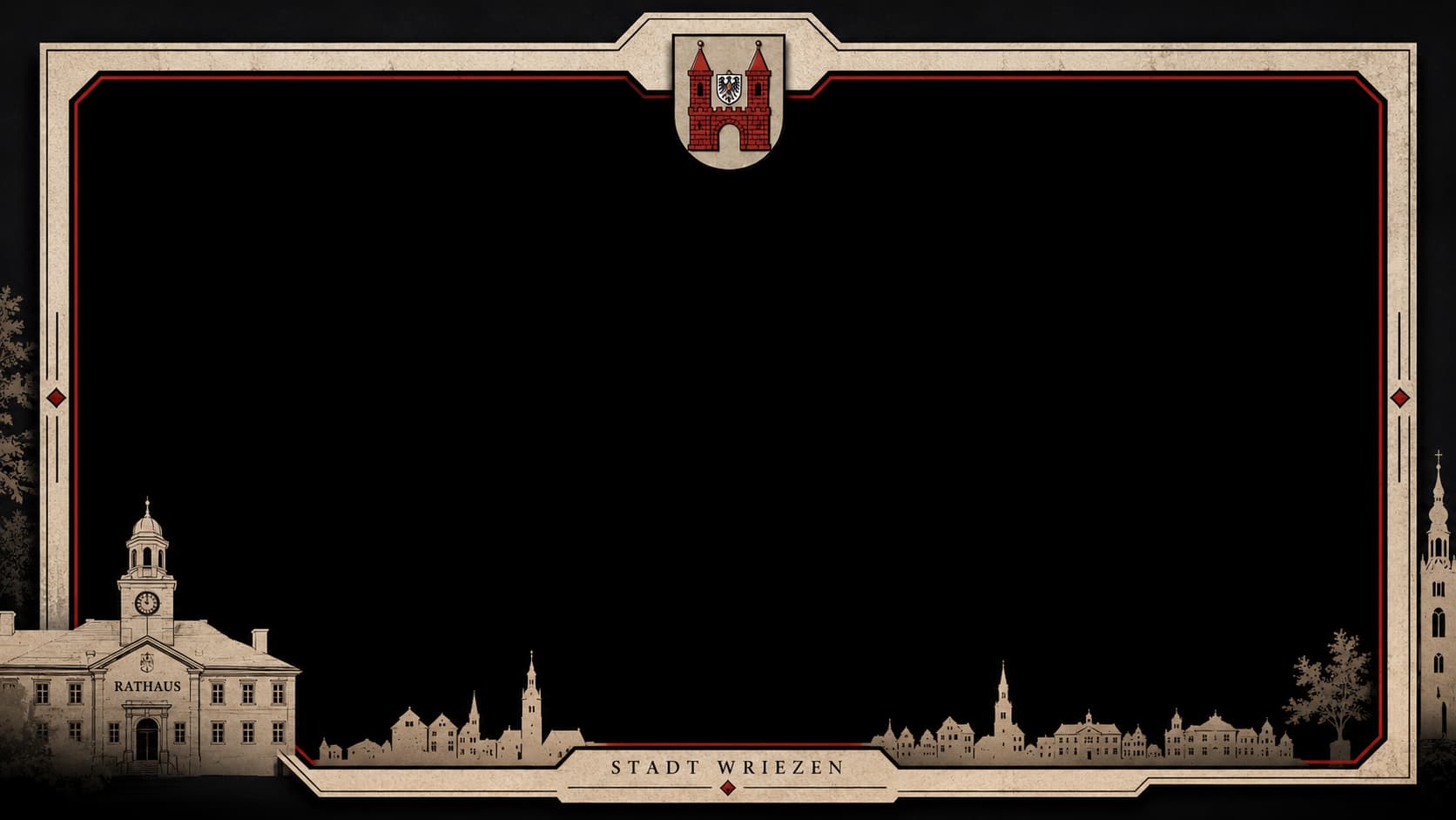 Cyberangriff Wriezen – Lage-Frame mit animiertem Stadt-Overlay