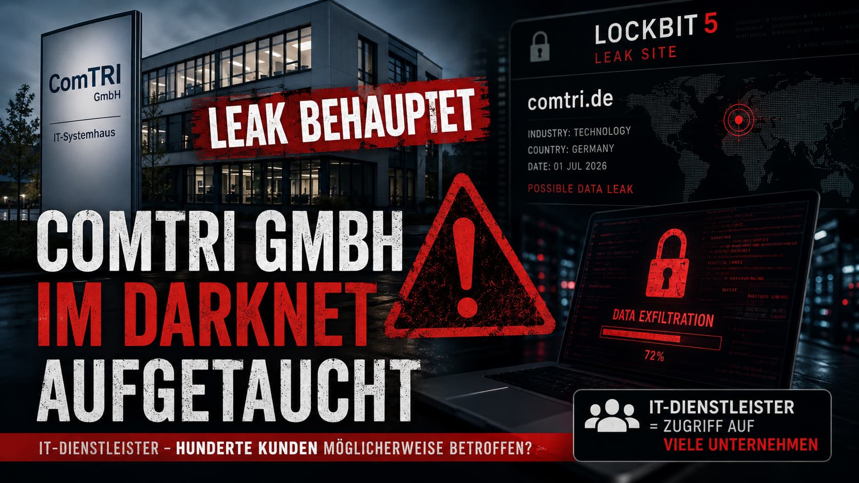 ComTRI GmbH im Darknet bei LockBit5 aufgetaucht