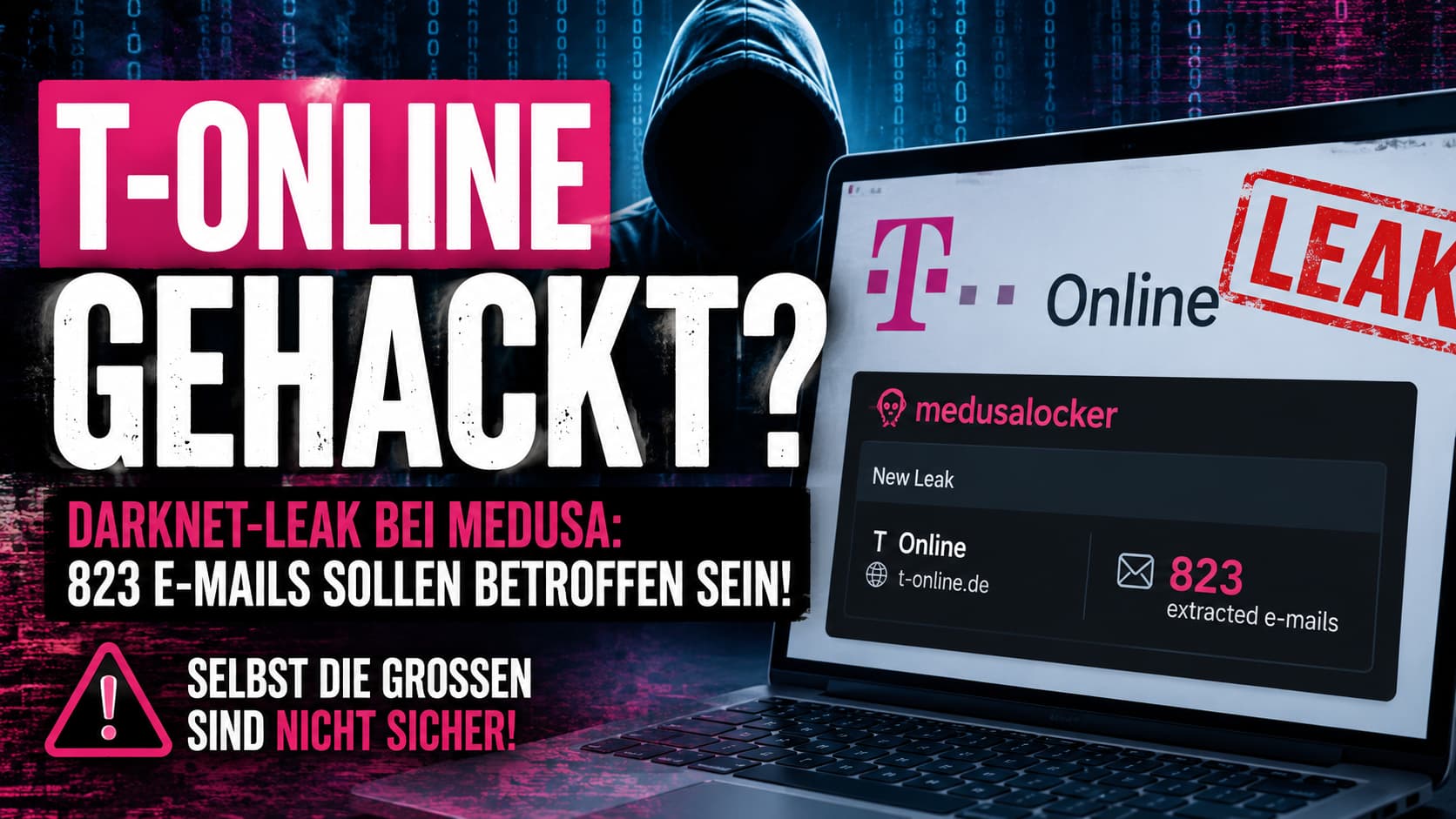 T-Online im Darknet gelistet – Medusa-Leak (Illustration)