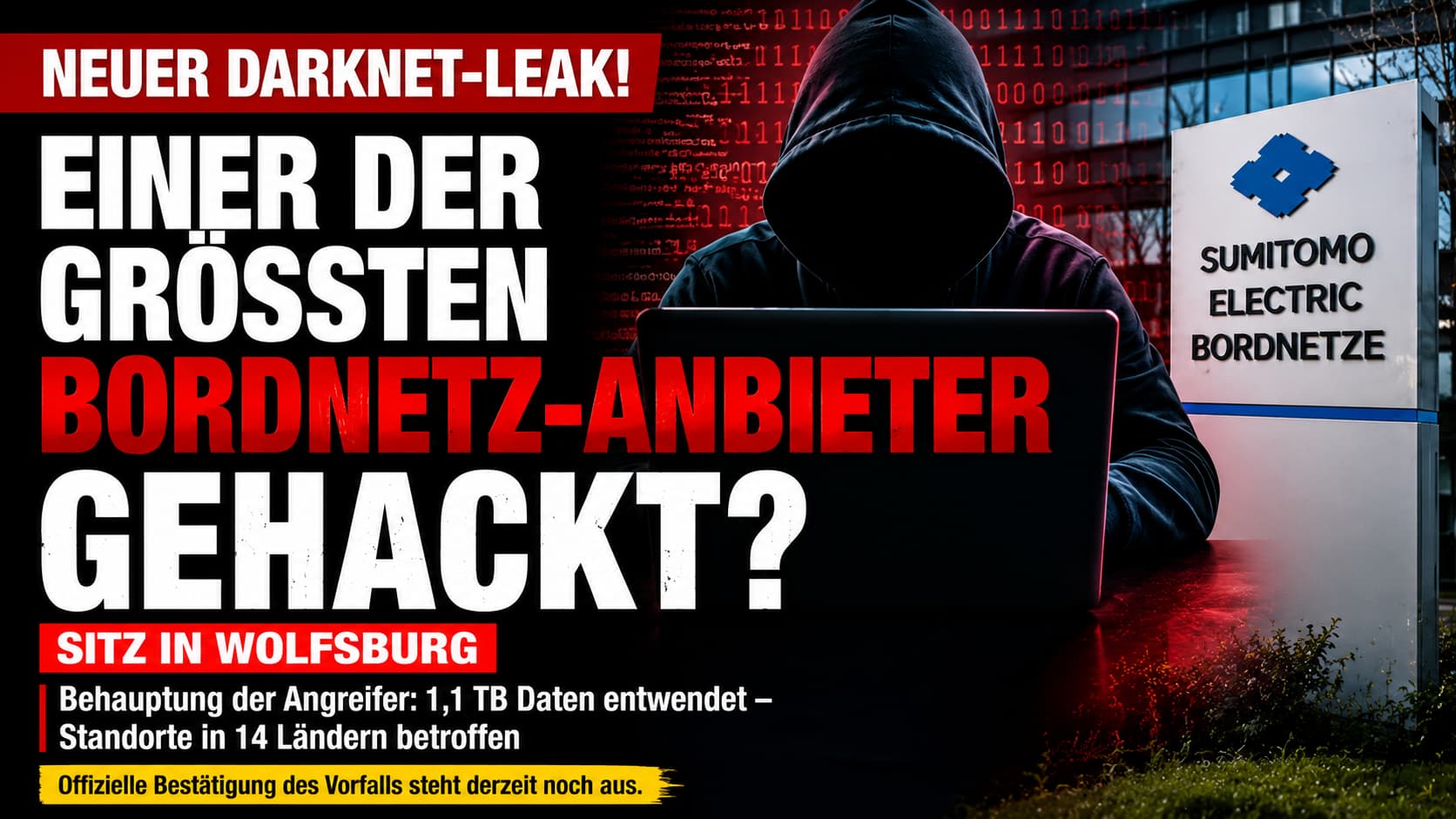 Sumitomo Electric Bordnetze gehackt – Aurora-Ransomware Darknet-Leak 1,1 TB