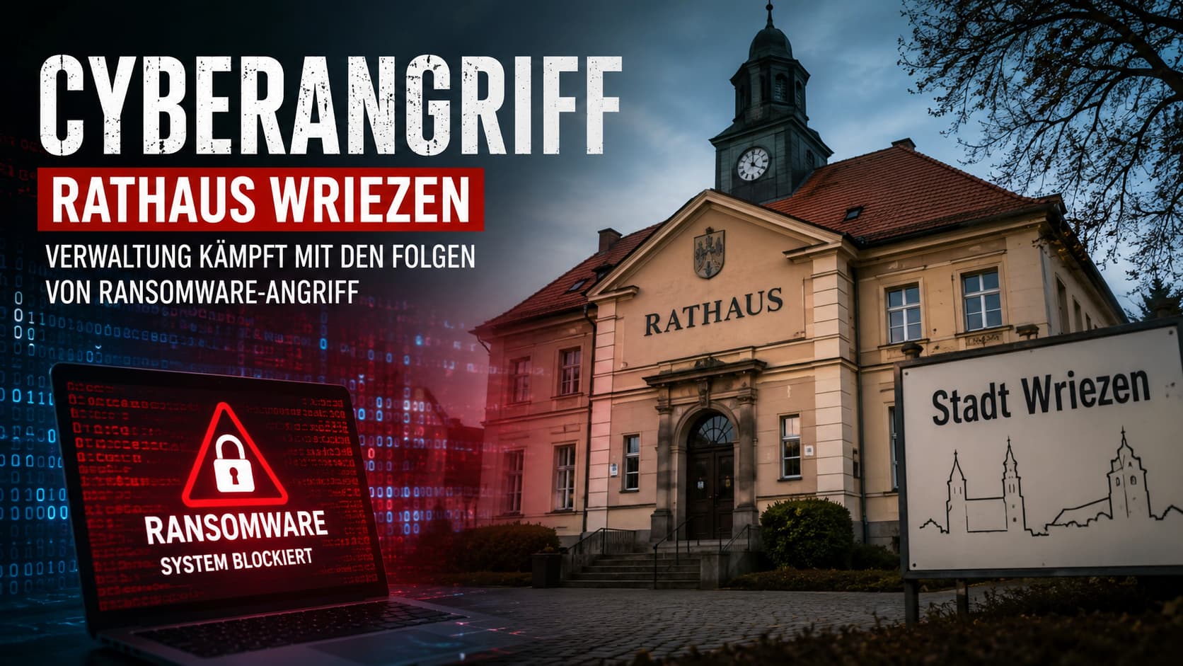 Cyberangriff auf das Rathaus Wriezen – Ransomware trifft Stadtverwaltung