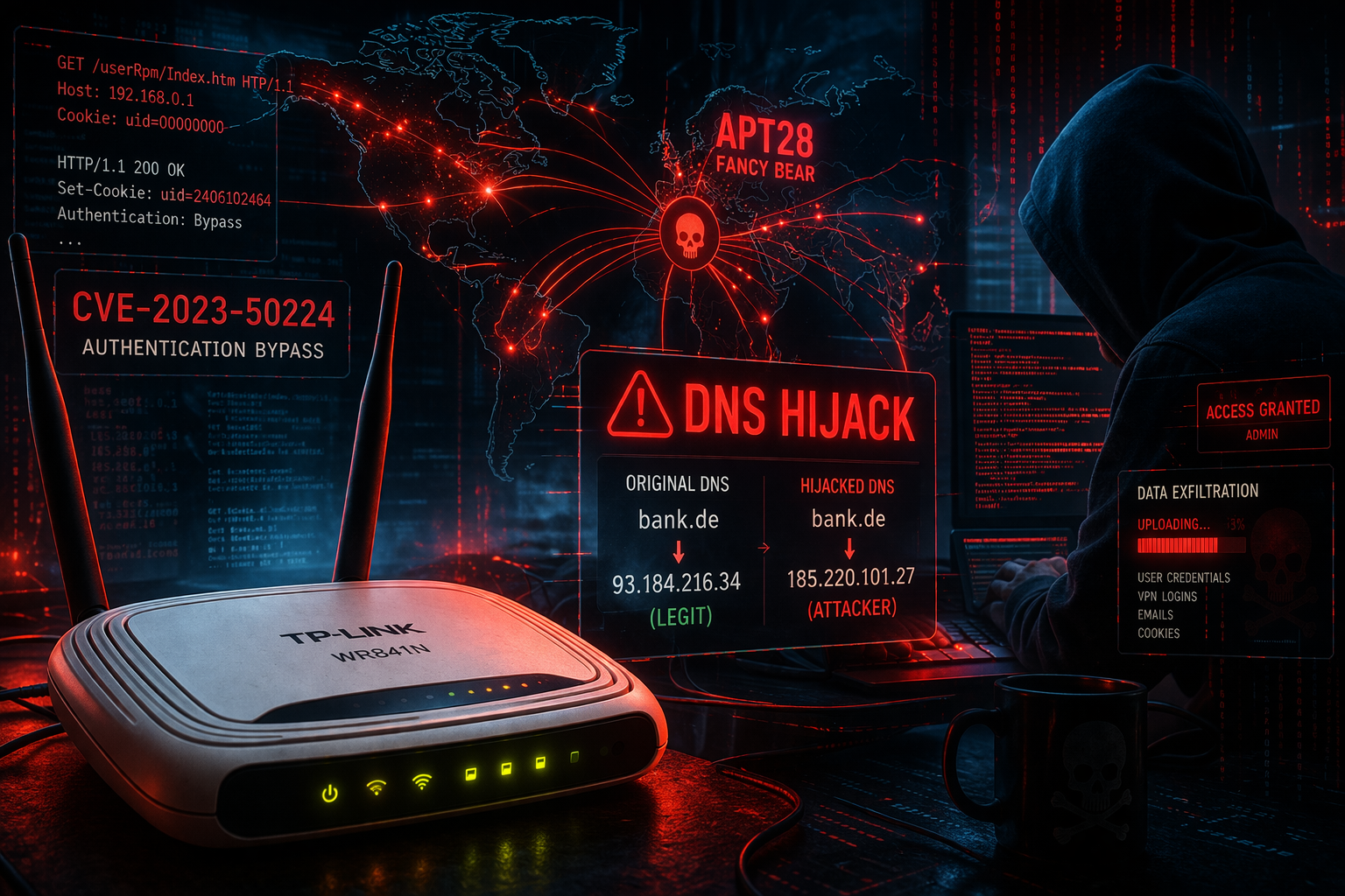 APT28 Router-Angriff – TP-Link WR841N als Einfallstor