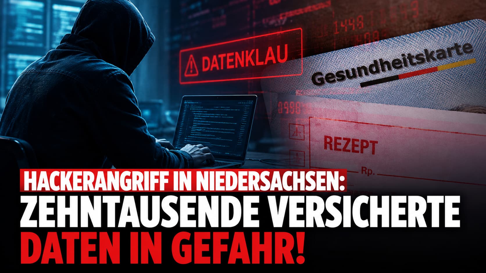 Hackerangriff in Niedersachsen – Gesundheitskarte, Rezept und Datenklau-Warnung