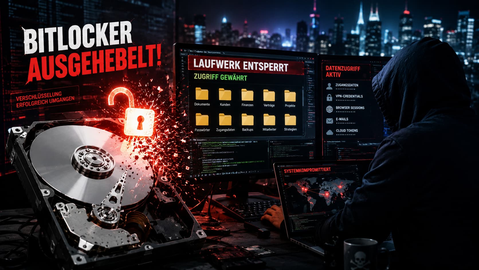 BitLocker-Verschlüsselung von Windows 11 ausgehebelt – Hacker greift auf Unternehmensdaten zu