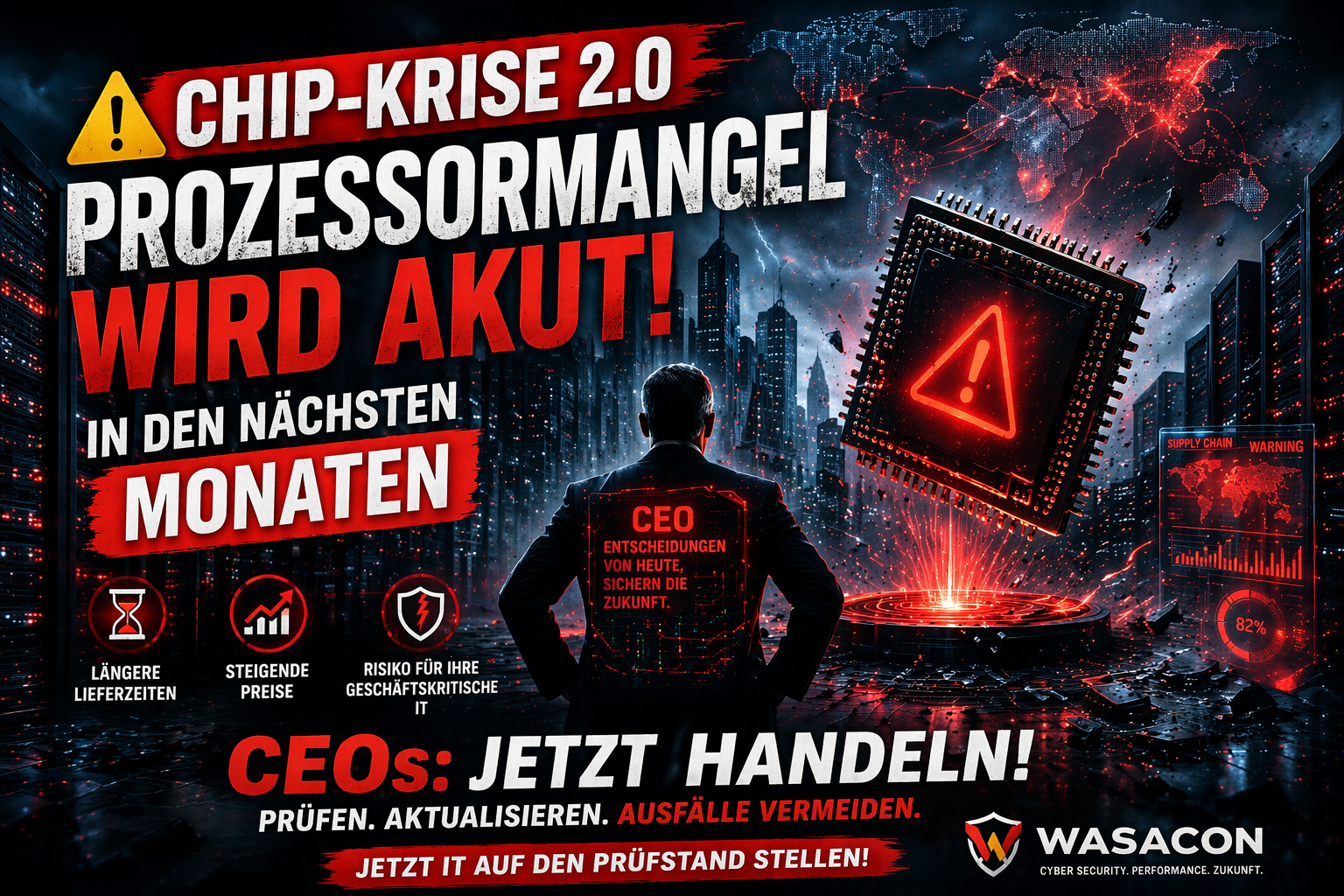 Chip-Krise 2.0: Prozessorengpass wird akut