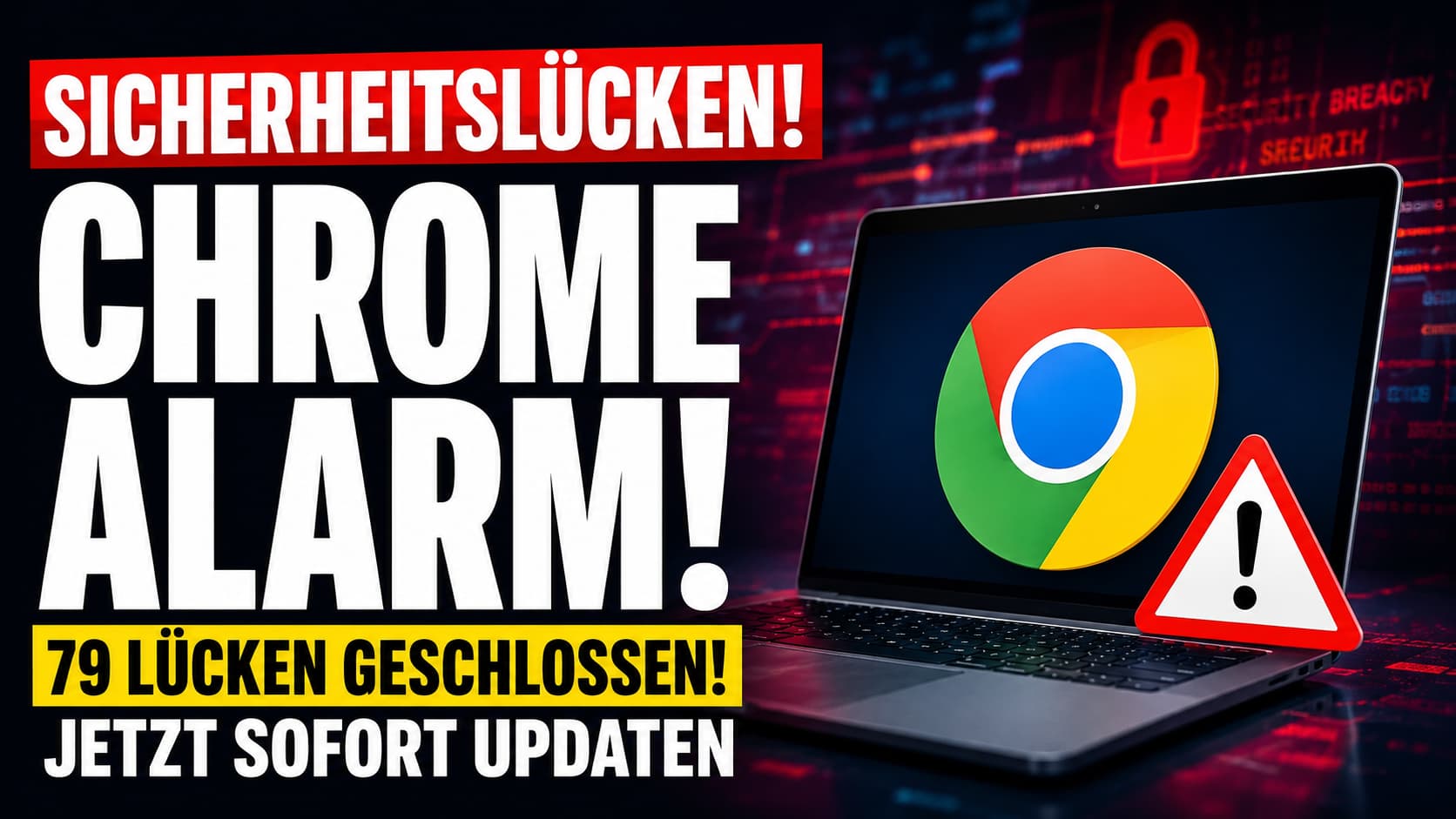 Chrome-Alarm: Google schließt 79 Sicherheitslücken im Browser – jetzt sofort updaten
