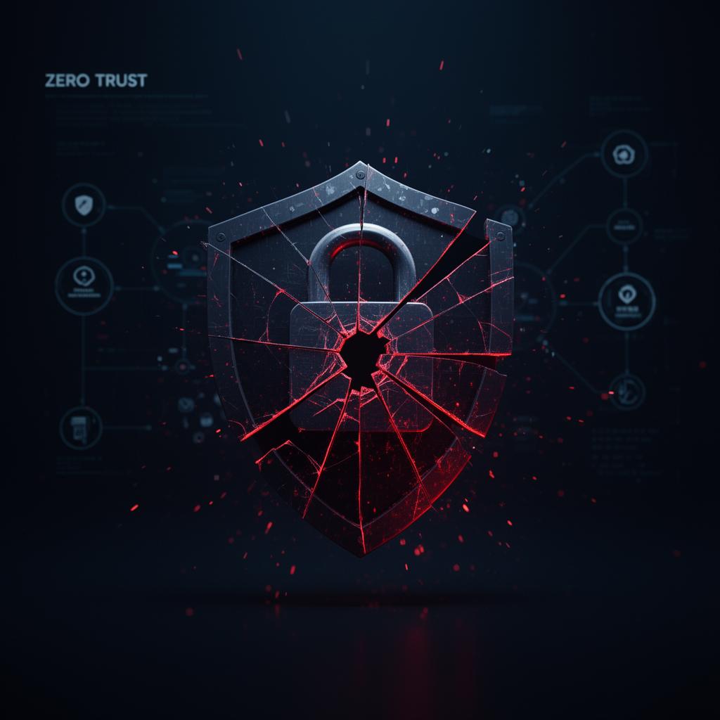Cybersecurity Vertrauenskrise 2026 – Zero Trust Konzept