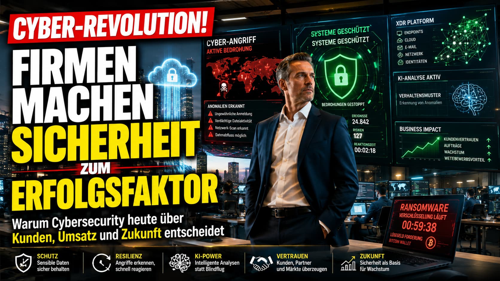 Cybersecurity als Wettbewerbsvorteil – Cyber-Lagezentrum 2026