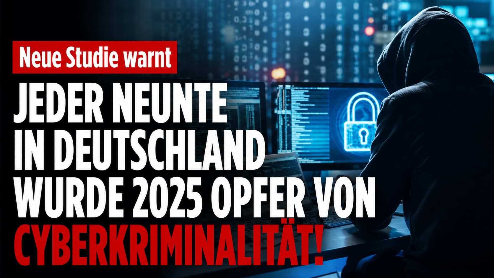 Cybersicherheitsmonitor 2026 – Jeder neunte Deutsche Opfer von Cyberkriminalität