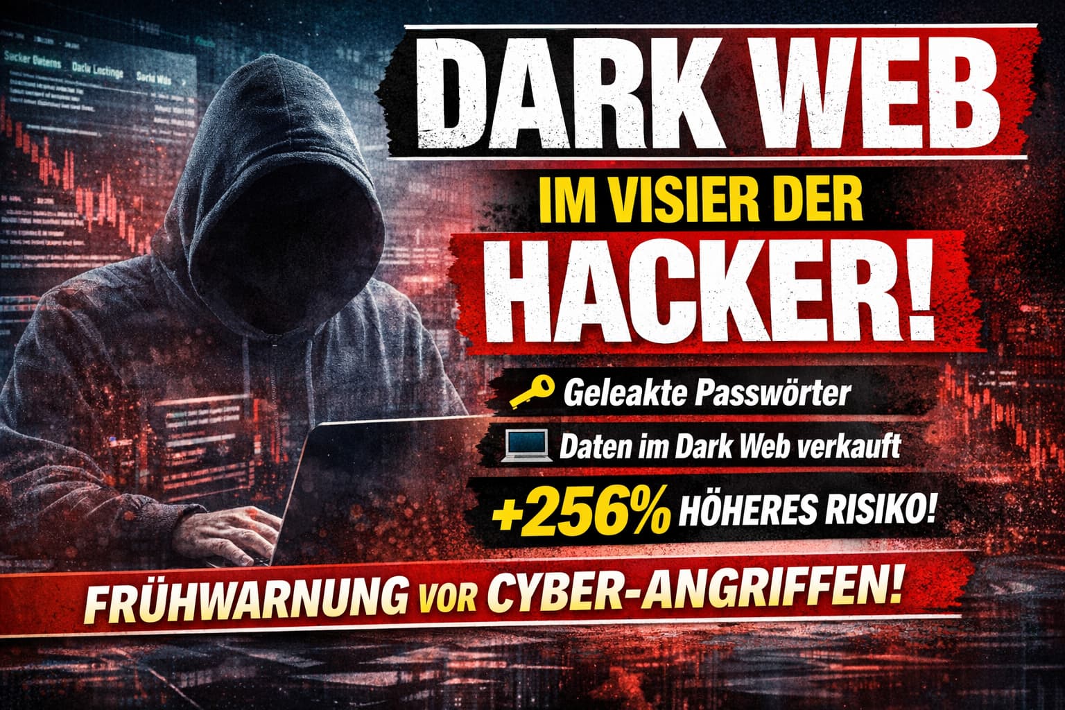 Dark Web Exposure und Cyber-Risiko – analytische Visualisierung