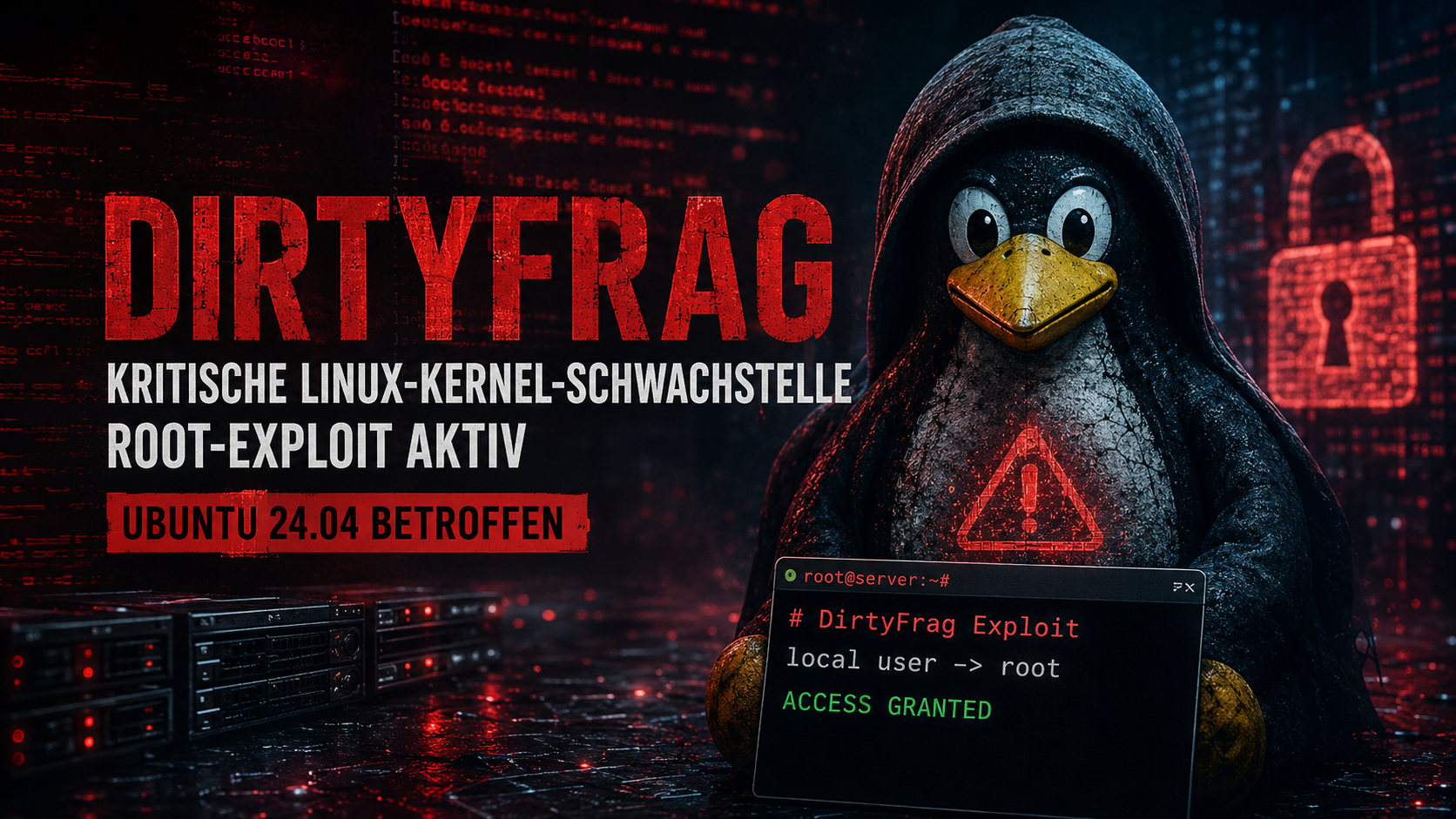 DirtyFrag – Kritische Linux-Kernel-Schwachstelle, Root-Exploit aktiv, Ubuntu 24.04 betroffen