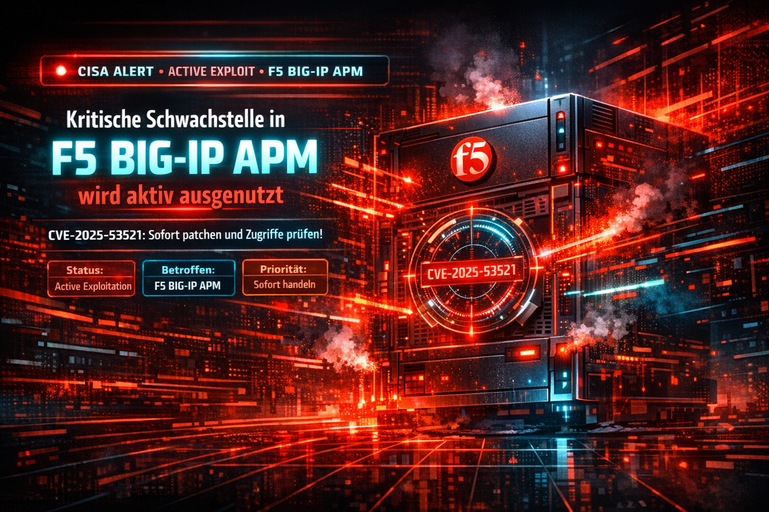 CISA F5 BIG-IP APM Schwachstelle Visualisierung