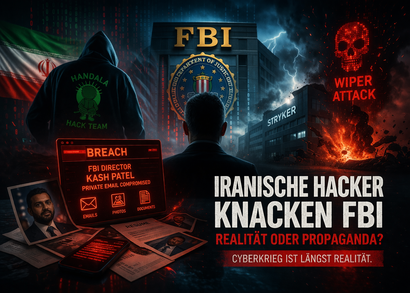 Iranische Hacker FBI Cyberkrieg Visualisierung