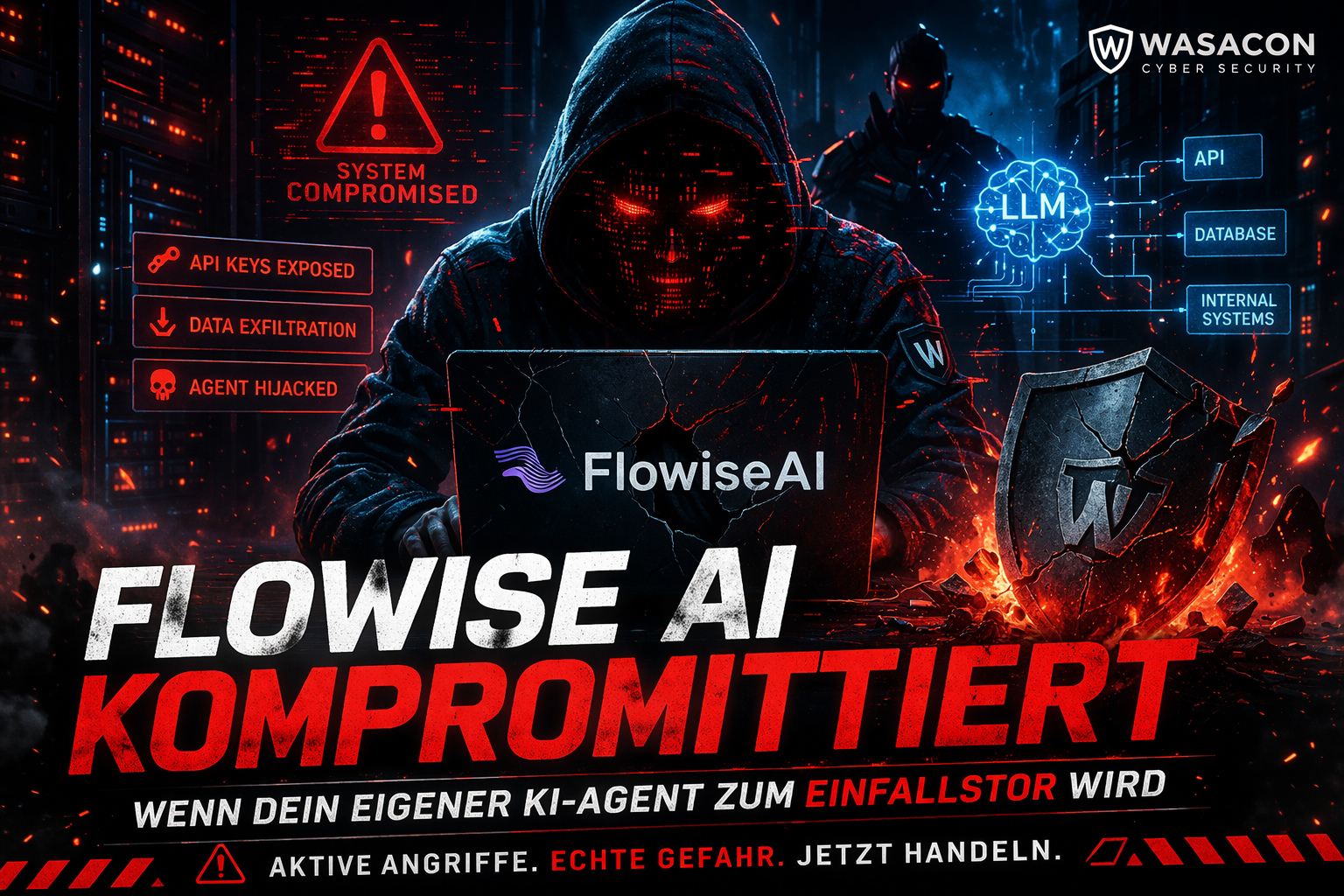 Flowise AI Agent Builder unter aktivem Angriff – Cybersecurity-Warnung