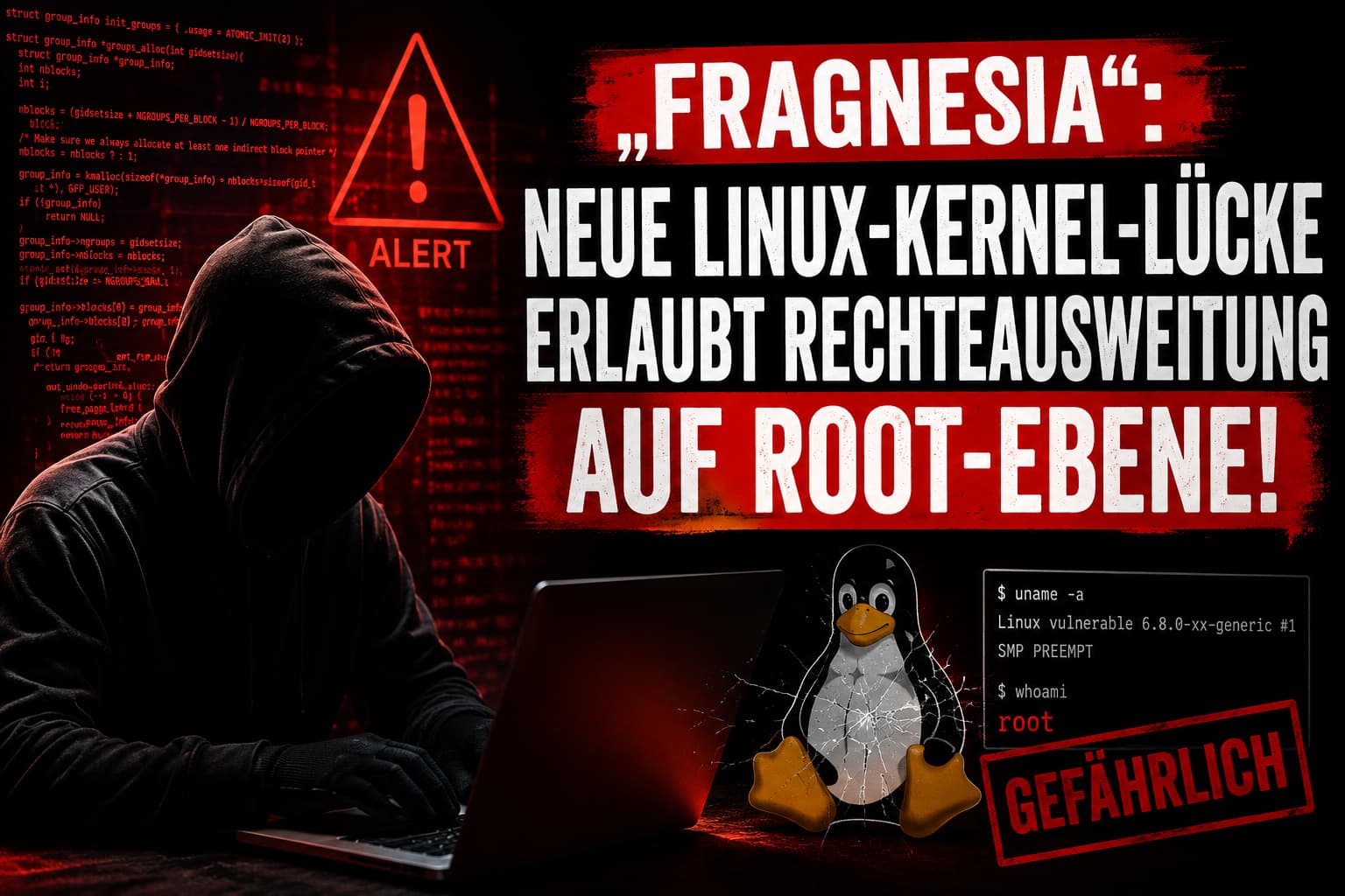 Fragnesia – neue Linux-Kernel-Lücke ermöglicht lokale Rechteausweitung bis Root-Ebene
