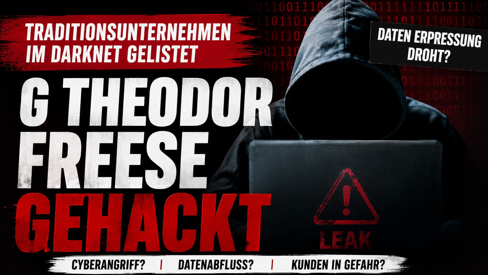 G Theodor Freese im Darknet gelistet – Hinweise auf möglichen Cyberangriff