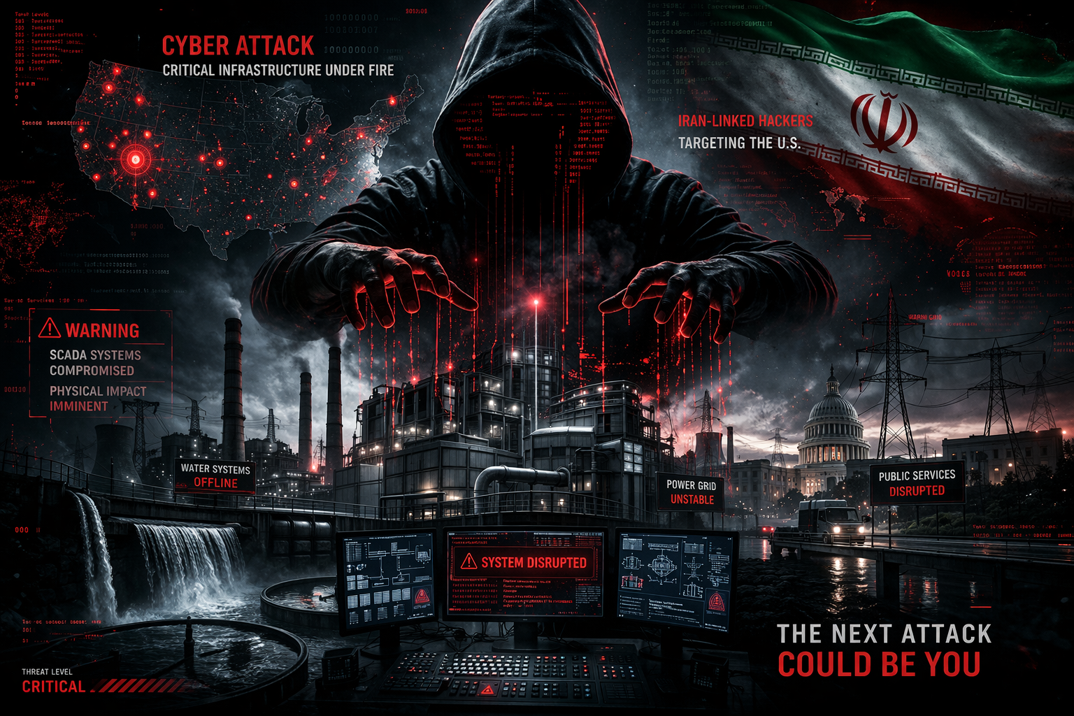 Iran-nahe Hacker greifen kritische US-Infrastruktur an – SCADA und OT im Visier