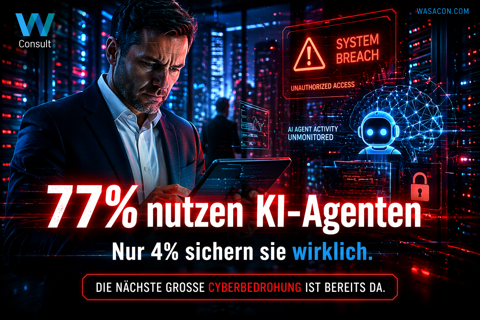 KI-Agenten Sicherheitsrisiko Visualisierung