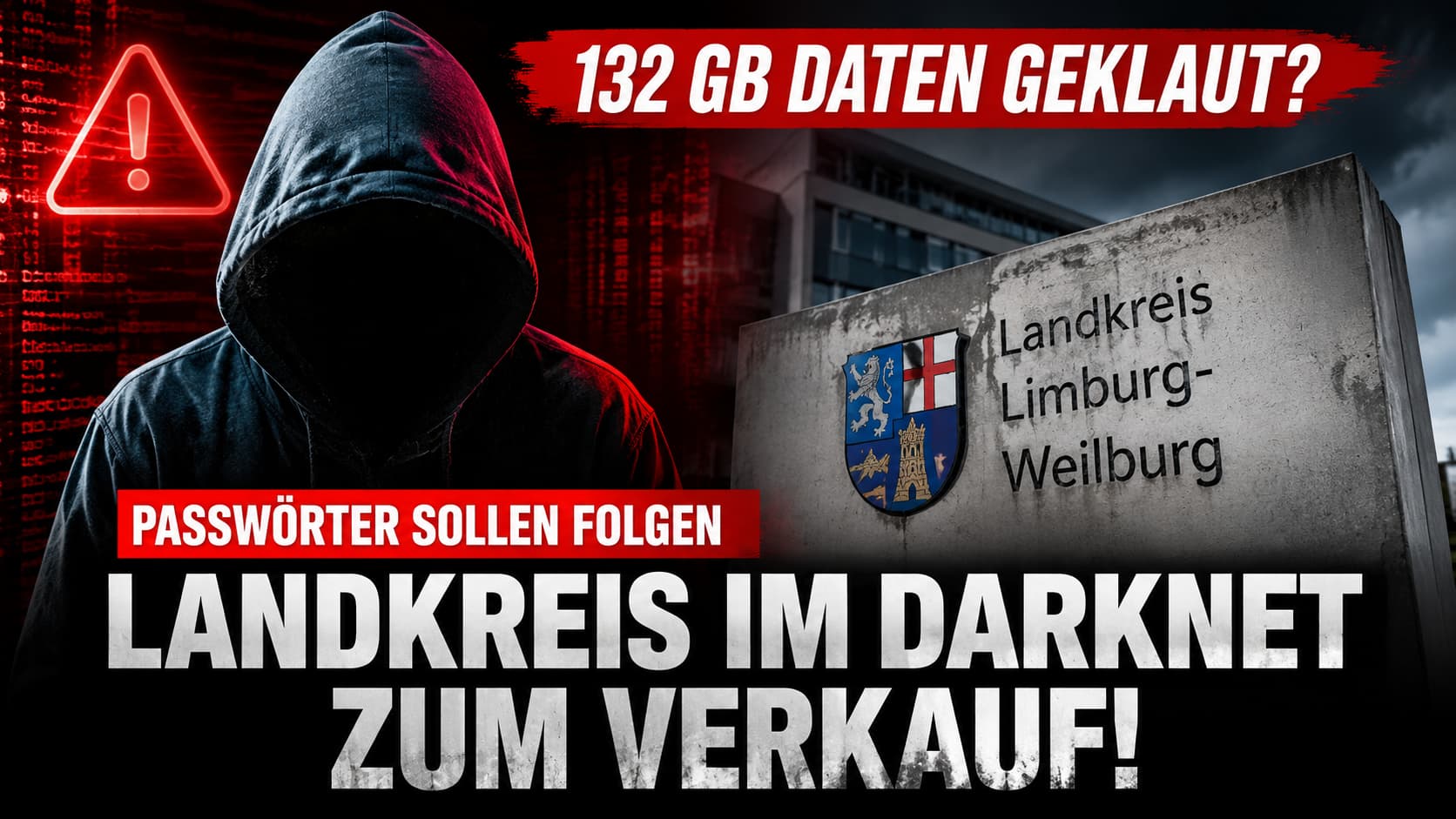 Landkreis Limburg-Weilburg gehackt? 132 GB im Darknet – Abyss Locker droht mit Leak, Wasacon Kreis Heinsberg