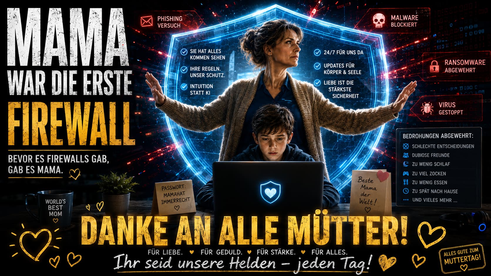 Mama war die erste Firewall – Hommage zum Muttertag 2026