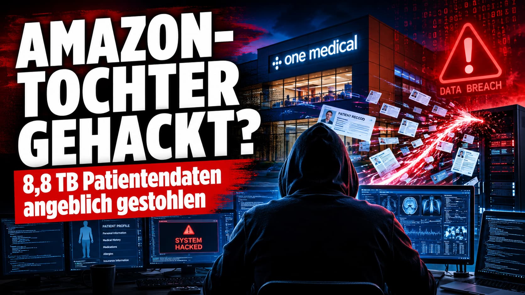 Amazon-Tochter One Medical gehackt? ShinyHunters drohen mit 8,8 TB Daten