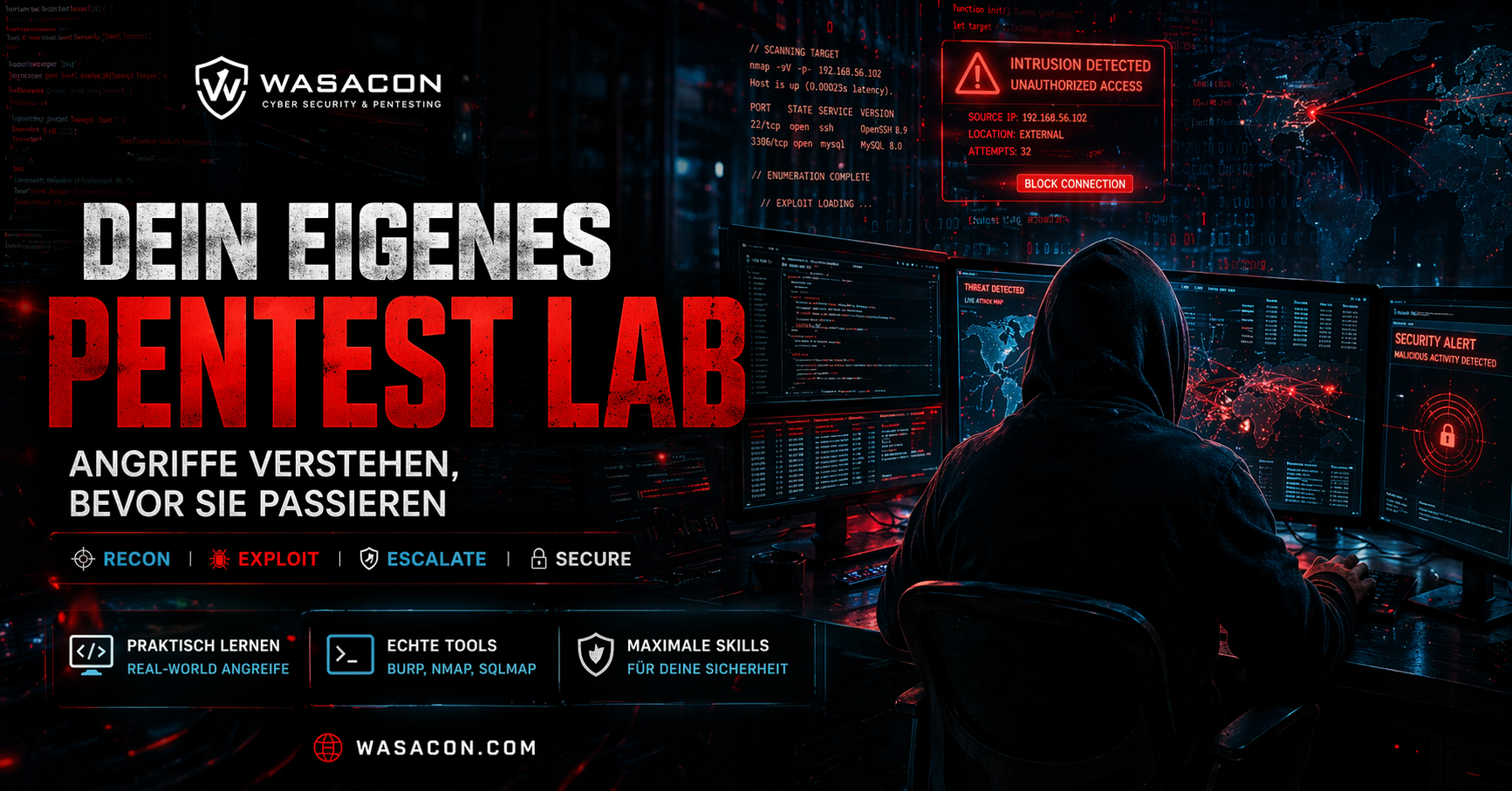 Web Application Pentesting Lab aufbauen – Hero