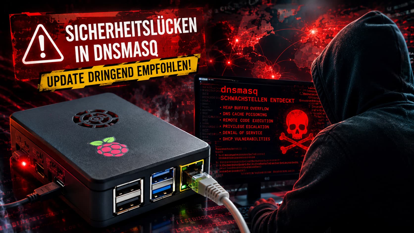 Sicherheitslücken in dnsmasq – Pi-hole Update dringend empfohlen