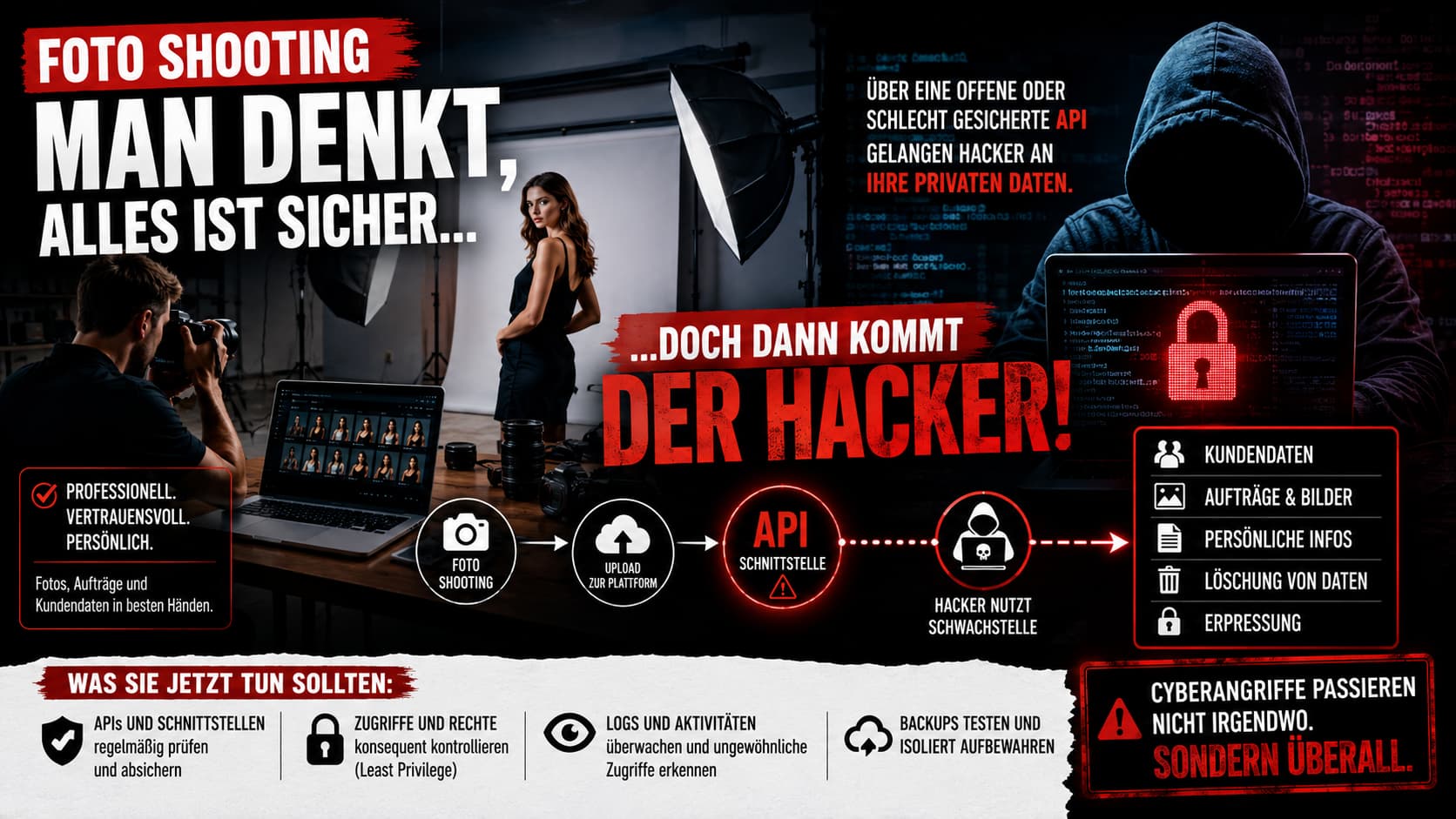 Portraitbox Cyberangriff – API-Schwachstelle bei Fotoanbieter führt zu Datenleck und Erpressung