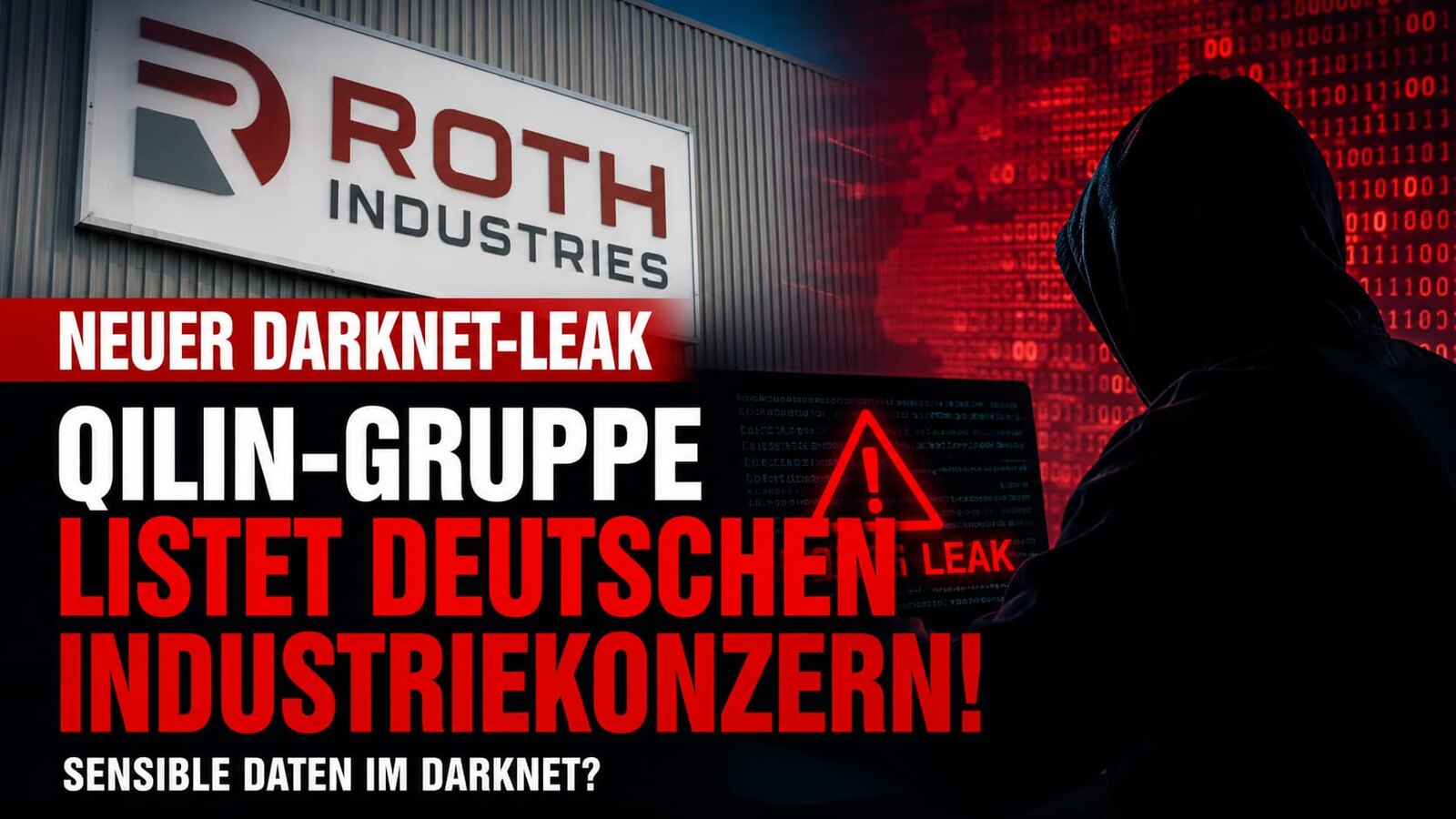 Roth Industries auf Qilin-Darknet-Leakseite gelistet
