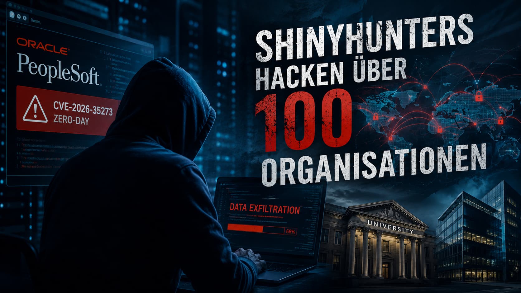 ShinyHunters hacken über 100 Organisationen – Oracle PeopleSoft Zero-Day CVE-2026-35273