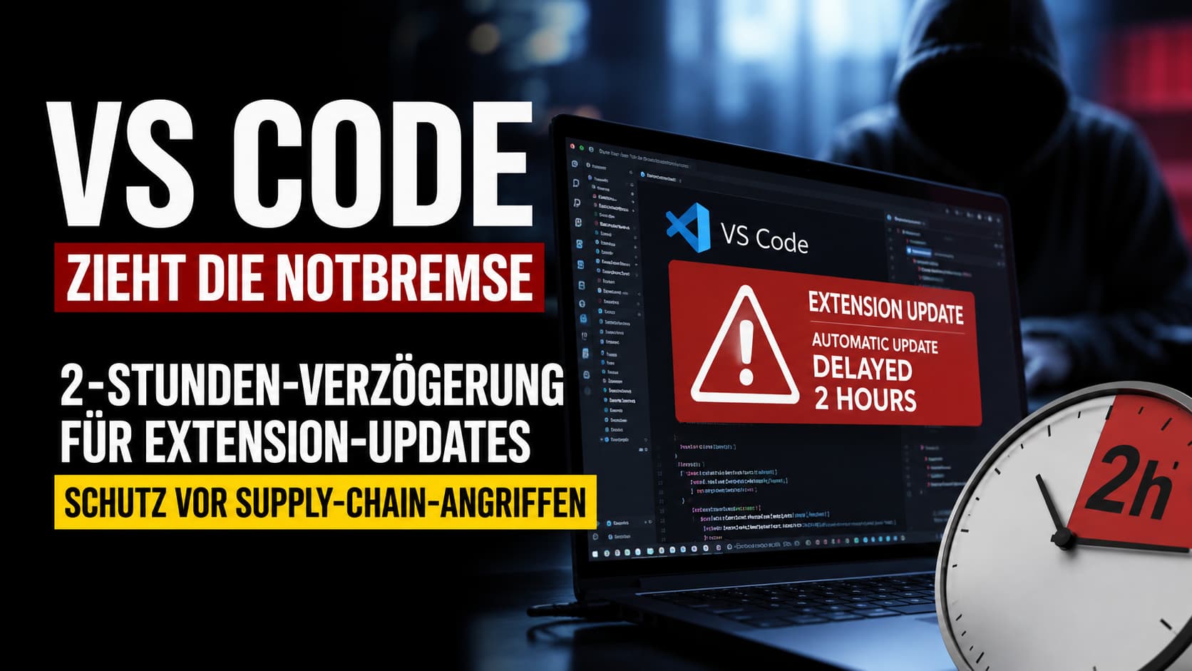 VS Code zieht die Notbremse – 2-Stunden-Verzögerung für Extension-Updates