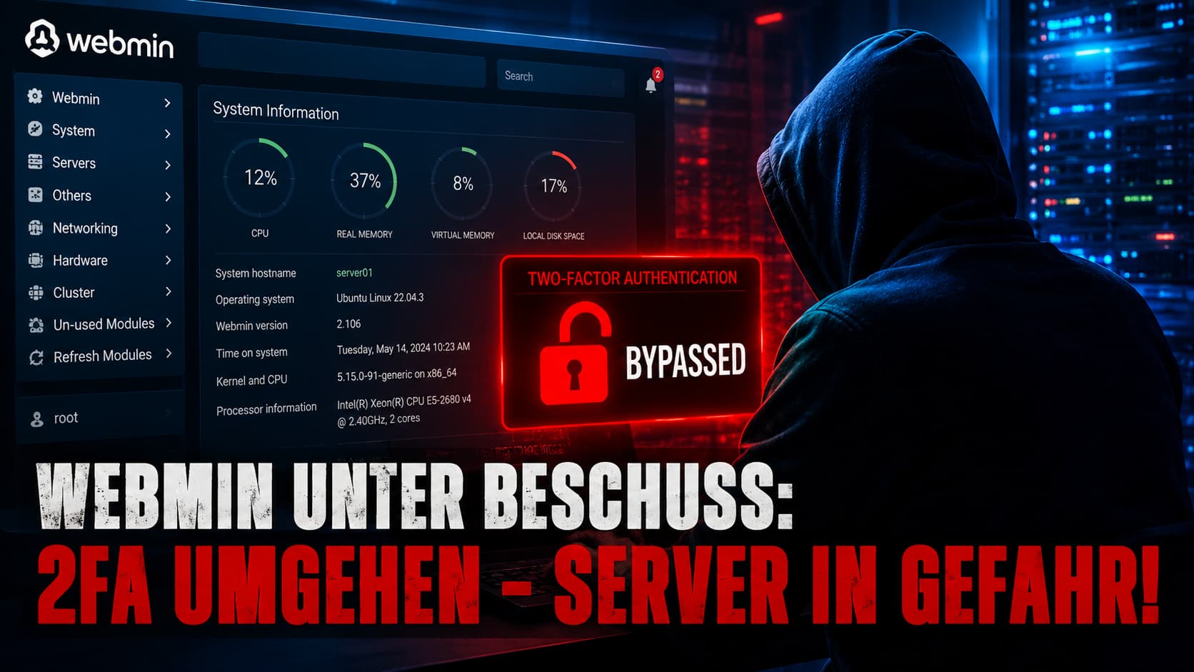 Webmin-Lücke: Angreifer können 2FA-Schutz umgehen