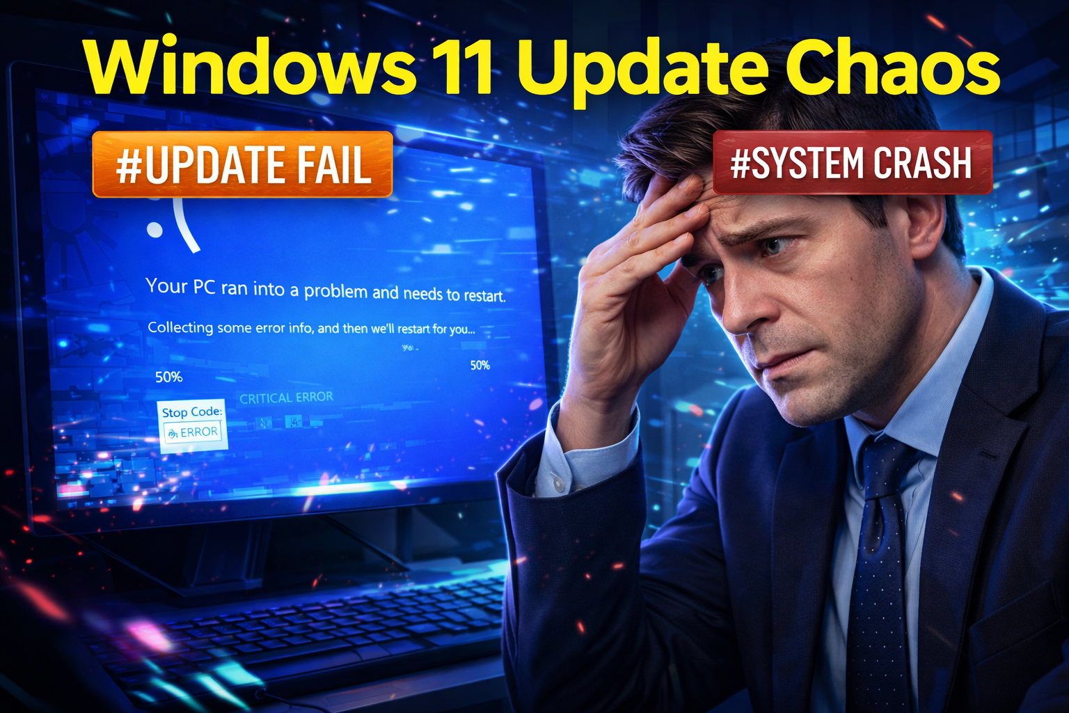 Windows 11 Update gestoppt – Abstürze und Boot-Probleme weltweit