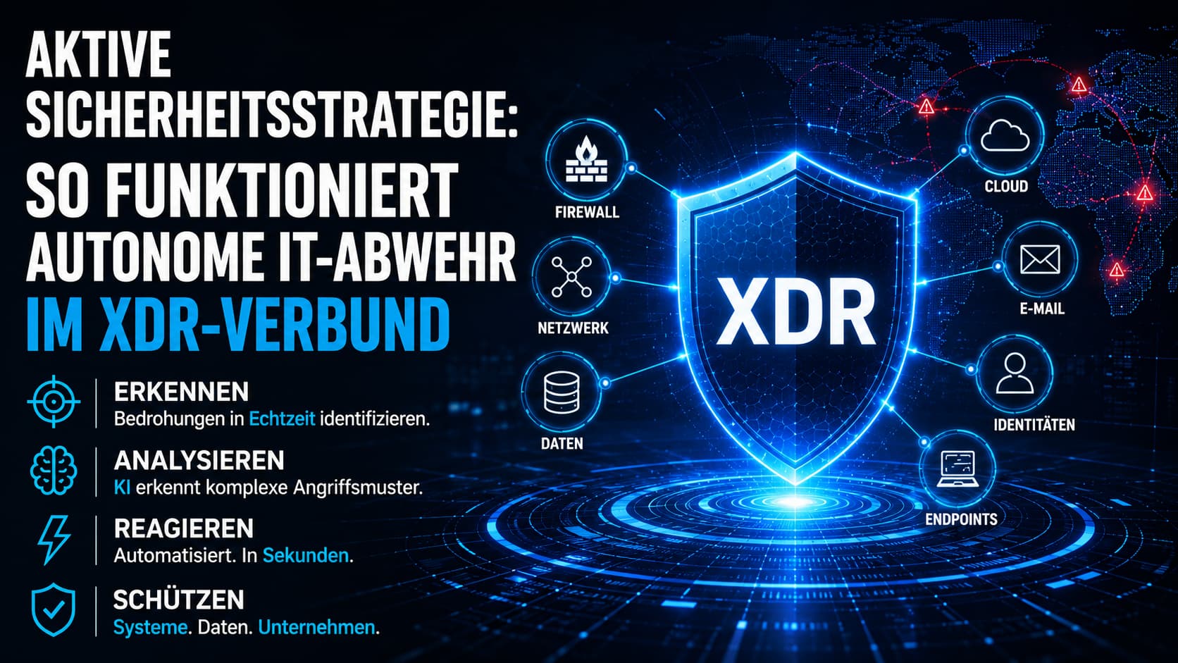 Aktive Sicherheitsstrategie – autonome XDR-Abwehr im Wasacon-Verbund