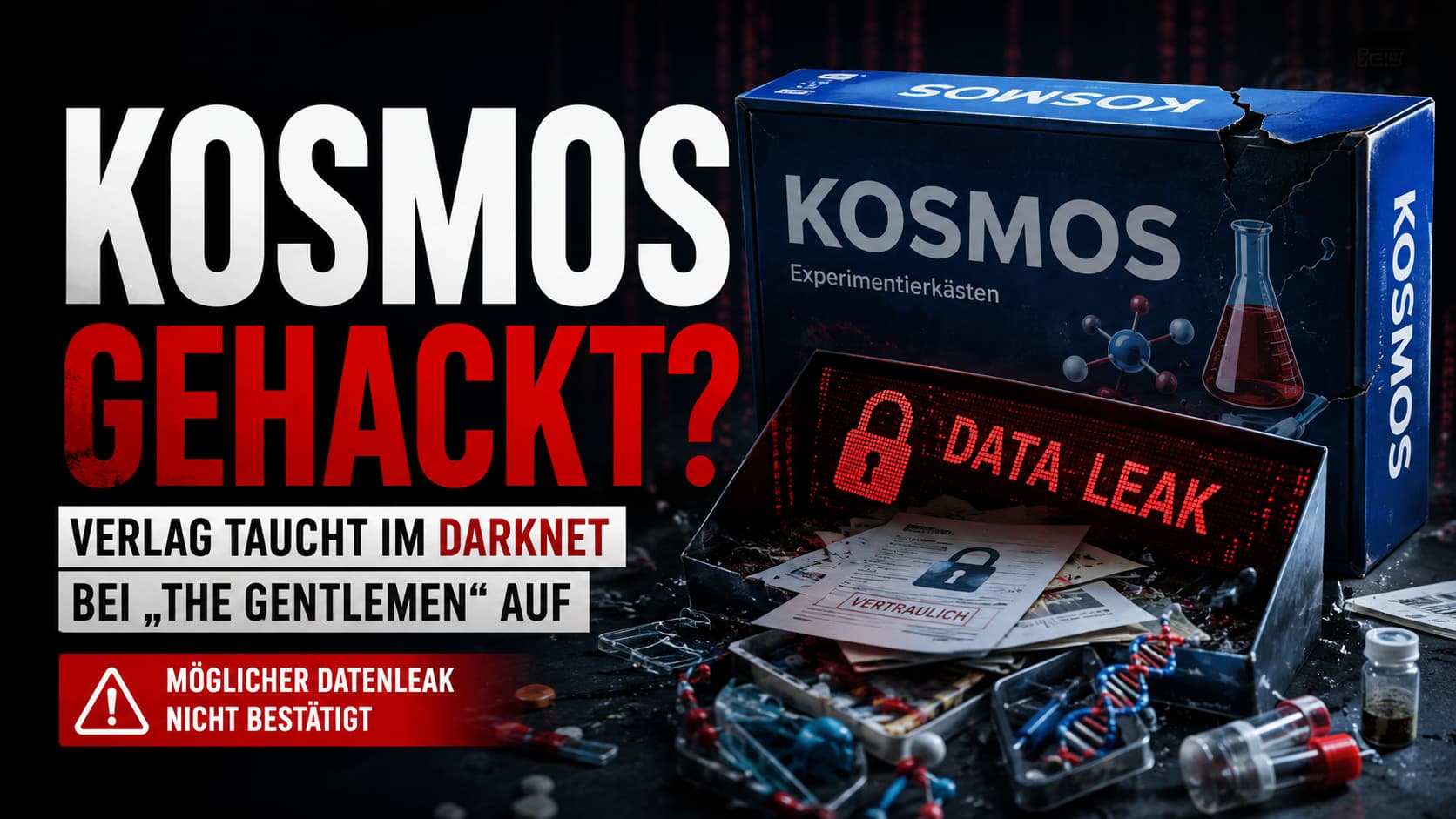 KOSMOS Verlag im Darknet – The Gentlemen listet Franckh-Kosmos (unbestätigte Täter-Behauptung)