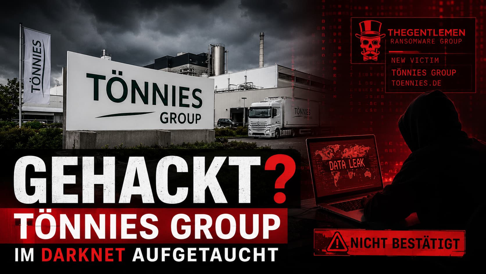 Tönnies Group im Darknet – TheGentlemen listet Fleischkonzern (unbestätigte Täter-Behauptung)